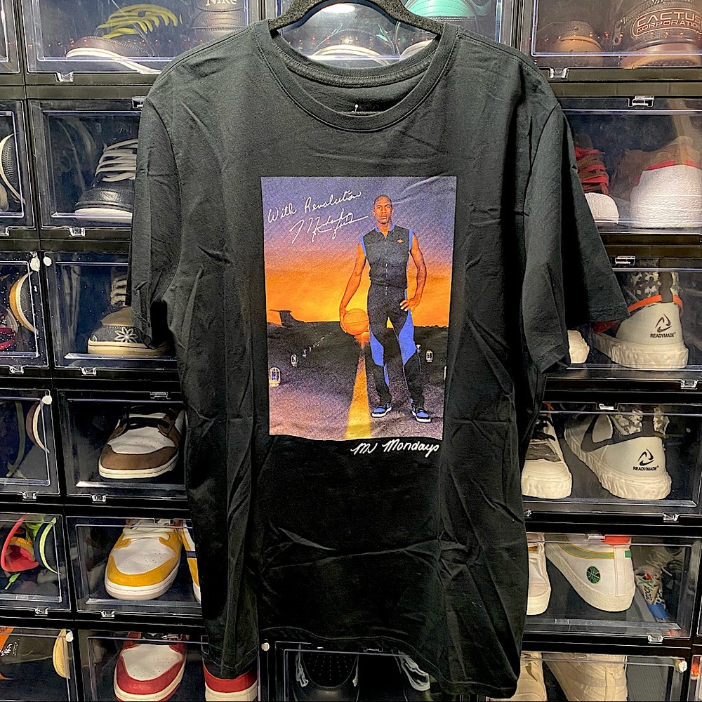 RARE AUTHENTIC NIKE JORDAN 1 ROYALS FLIGHT  PHOTO SNEAKER TEE XL MJ MONDAYS